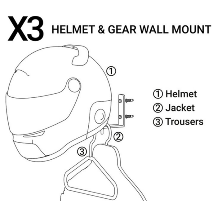 Foto: X3 Helm Wall Mount