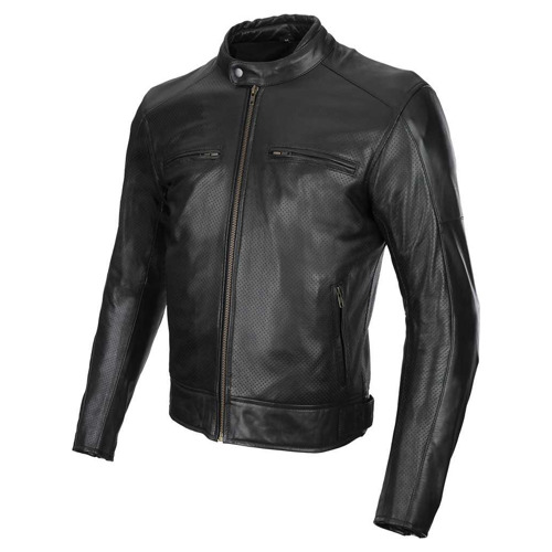 Bonneville Perforated Leren Motorjas
