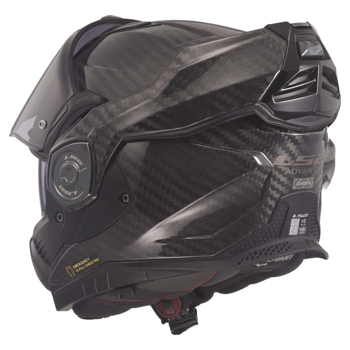 Foto: FF901 Advant X Solid Carbon Glossy Systeemhelm