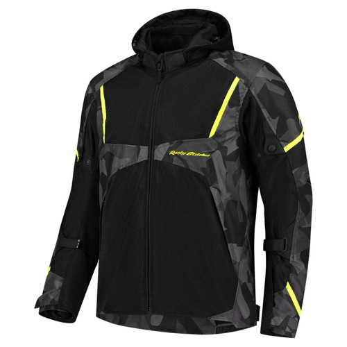 Rusty Stitches Carlo Black/Camo/yellow 936