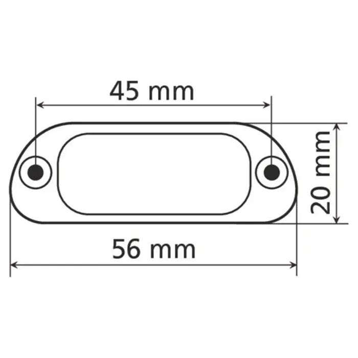 Foto: 4 LED universele kentekenplaatverlichting E-keur