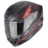 Foto: EXO-391 Key Integraalhelm Mat Zwart-Zilver-Rood