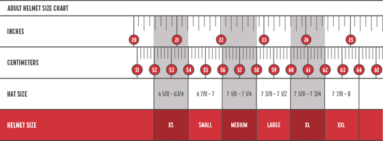 Foto: Size chart Simpson