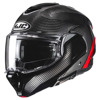 Foto: F100 Carbon Stan Systeemhelm Zwart-Rood