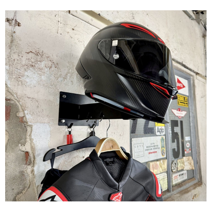 Foto: X5 Helm En Kleding Wall Mount