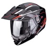Foto: ADX-2 Walt Systeemhelm Zwart-Zilver-Rood