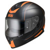 Foto: iXS Full Face Helmet 1100 2.0 Mat Zwart-Oranje