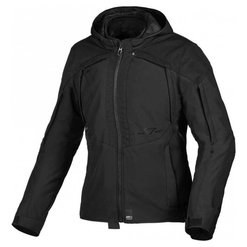 Macna Territor Ladies Waterproof Hoodie Black/Grey