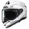 Foto: F72 Odyssea Integraalhelm Wit-Zwart
