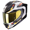 Foto: EXO-1500 Air Sleek Integraalhelm Wit-Blauw-Geel