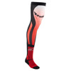 Foto: Knee Brace Sokken Rood-Wit