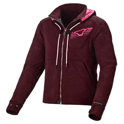Macna District Ladies Hoodie Black print