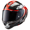 Foto: Supertech R10 Element Integraalhelm Carbon-Rood-Wit