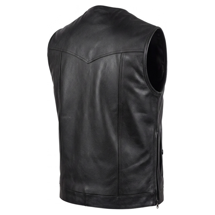 Foto: MC Outlaw leren gilet