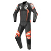 Foto: ATEM V4 LEATHER SUIT 2 PC Zwart-Grijs-Rood