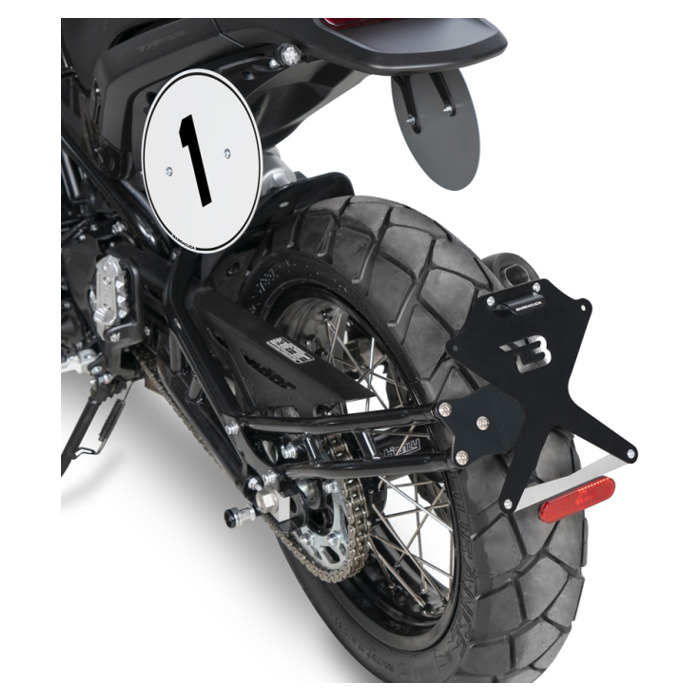 Foto: Kentekenplaathouder -side Naked- Benelli Leoncino