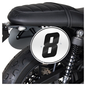 Foto: Nummerbord Set Triumph Street Twin