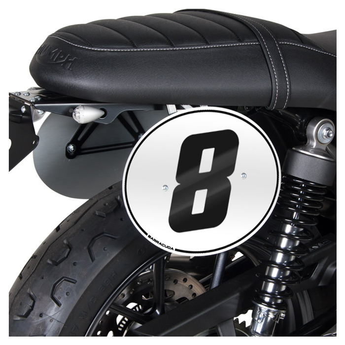 Foto: Nummerbord Set Triumph Street Twin