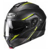 Foto: Motorhelm , C91 Tero Grijs-Geel