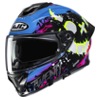 Foto: C71 FQ20 Integraalhelm Zwart-Blauw