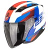 Foto: EXO-230 Comics Jethelm Wit-Blauw-Rood