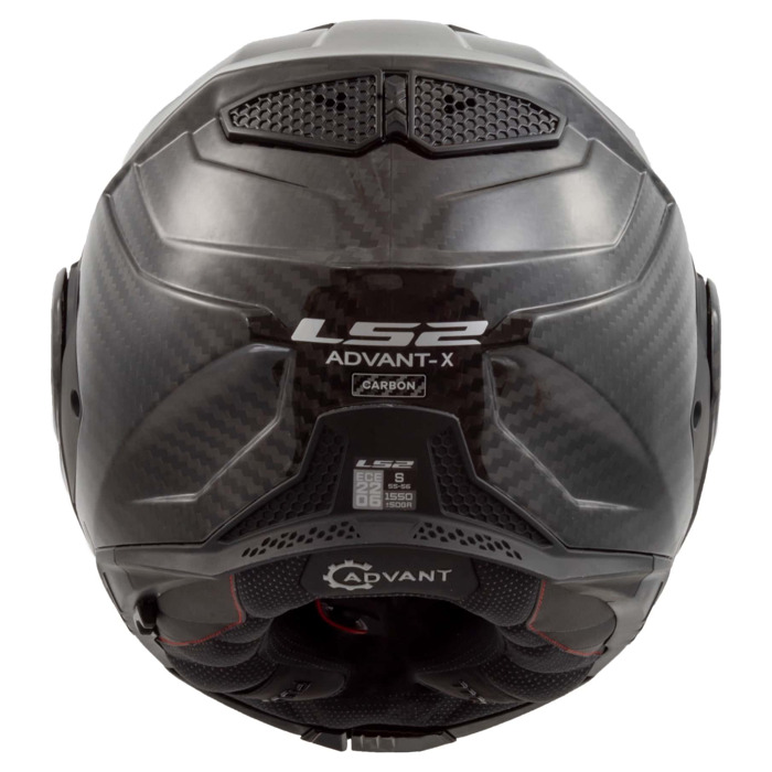 Foto: FF901 Advant X Solid Carbon Glossy Systeemhelm