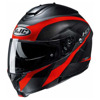 Foto: Motorhelm HJC, C91 Taly Rood-Zwart