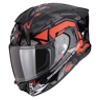Foto: EXO-530 Air Meteor Integraalhelm Zwart-Zilver-Rood