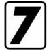 Foto: Sticker Cijfer  -2- (per Stuk) - thumbnail