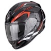 Foto: EXO-491 Kripta Integraalhelm Zwart-Rood-Wit