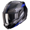 Foto: Exo-Tech Evo Socius Systeemhelm Zwart-Blauw