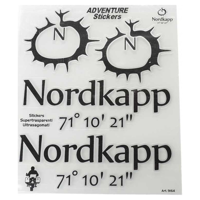 Foto: Adventure stickers Nordkapp 20x24 cm