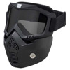Bril + Masker Voor Jet Motorhelm - 