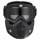 Bril + Masker Voor Jet Motorhelm - thumbnail