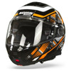 Foto: N100-5 P Starboard Systeemhelm Zwart-Oranje
