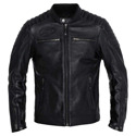 Foto: Leather Jacket Dexter Black - thumbnail