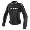 Foto: RACING 3 PERF. LADY LEATHER JACKET Zwart