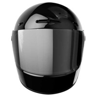 Foto: JD/One Glossy Black Integraalhelm