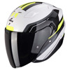 Foto: EXO-230 Hipe Jethelm Wit-Zwart-Fluor