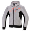 Foto: Chrome Superairflow Motorhoodie Zwart-Grijs-Rood