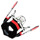 iXS Helmet cover iXS 361 black-red - thumbnail
