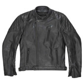 TWIN LEATHER JACKET BLACK - Men   s Leather Motorcyc (118705)