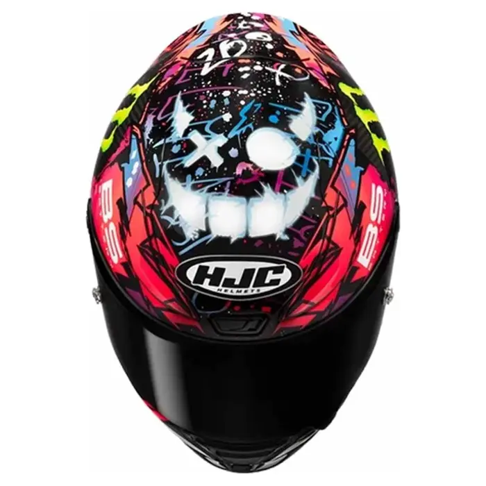 Foto: RPHA 1 V2 Carbon Funky Diablo Integraalhelm
