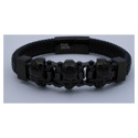 Foto: Black braided motto bracelet (7) - thumbnail