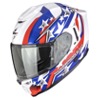 Foto: EXO-1500 Air Etoile Integraalhelm Wit-Blauw-Rood
