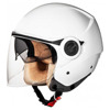 Foto: Motorhelm , Cooper Wit