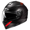 Foto: C70N Sway Integraalhelm Grijs-Rood