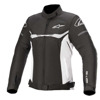 Foto: Stella T-SP S Waterproof Dames Motorjas Zwart-Wit