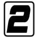 Foto: Sticker Cijfer  -2- (per Stuk) - thumbnail