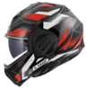 Foto: FF912 Valiant Gear Ervion Systeemhelm Wit-Rood